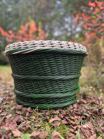 Кашпо из искусственного ротанга Чука 45 л